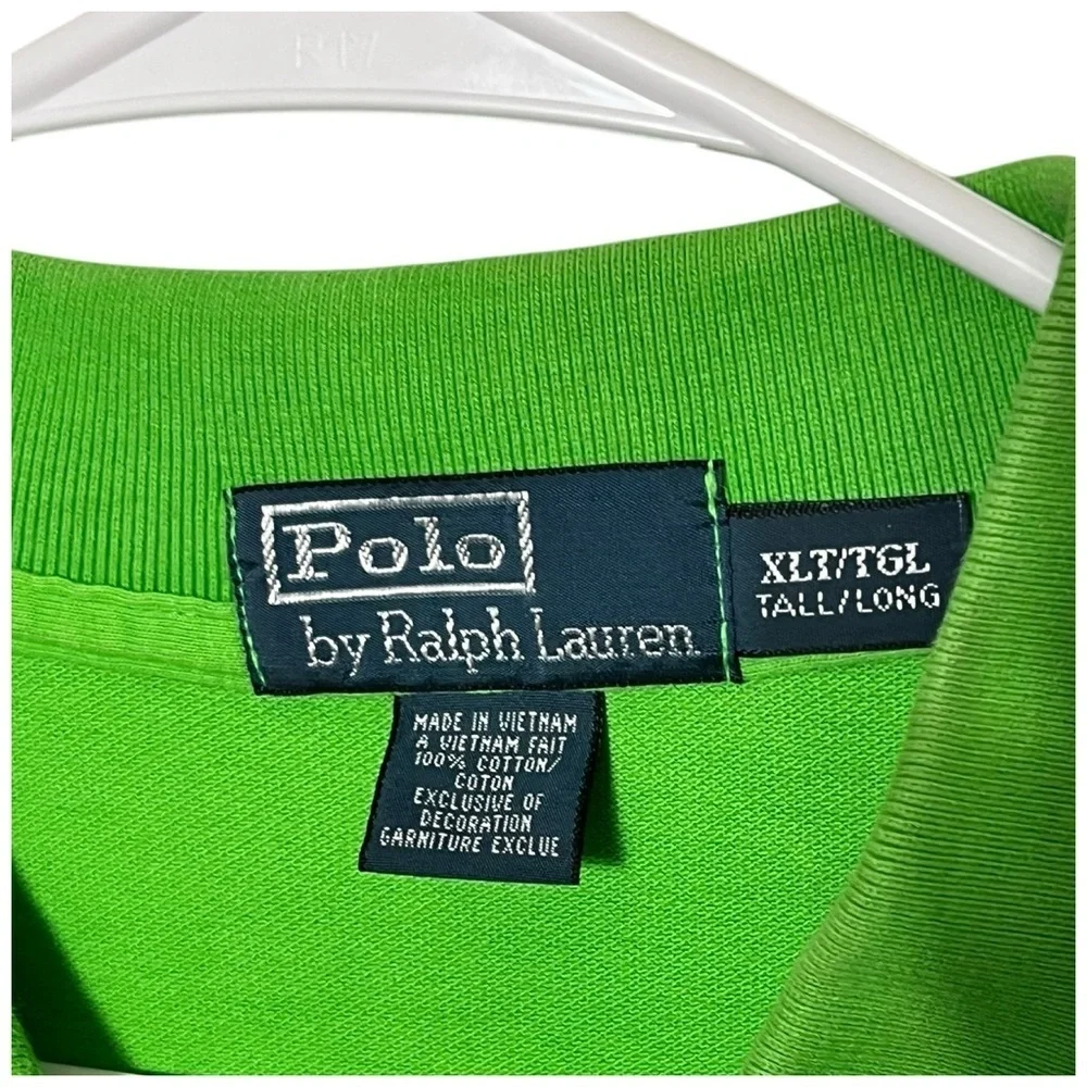 Polo by Ralph Lauren Classic Fit Polo Shirt Size XLarge Tall Green